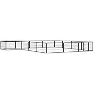 Shumee Dog pen 16 panels 100 × 50 cm black - Dog Playpen