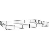Shumee Dog pen 20 panels 100 × 50 cm black - Dog Playpen