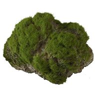 Ebi Aqua Della moss-covered stone with suction cups L 17 × 11 × 13,5 cm - Aquarium Decoration