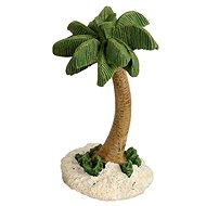 Zolux Island with coconut palm Nano 6,5 × 6,5 × 9 cm - Aquarium Decoration