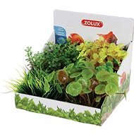 Zolux Dekorácia do akvárií rastlina na kamienky zelené listy 19 cm - Dekorácia do akvária