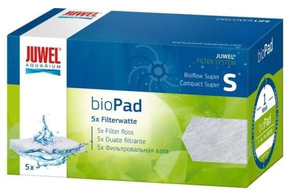 Juwel Filter cotton bioPad S for Bioflow Super filter 5 pcs - Aquarium Filter Cartridge