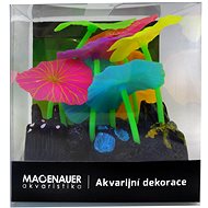 Macenauer Decoration 9 colourful Leaves 9,8 × 7,5 × 11 cm - Aquarium Decoration