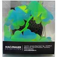 Macenauer Decoration Clover-Stripe teal/yellow-green - Aquarium Decoration