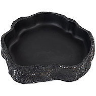 Repti Planet Feeding bowl black 15,5 × 14,0 × 3,4 cm - Terrarium Supplies