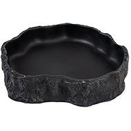 Repti Planet Feeding bowl black 19,5 × 17,5 × 4,2 cm - Terrarium Supplies