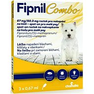 Fipnil Combo 67/60.3mg S Dog Spot-on 3 × 0.67ml - Antiparasitic Pipette