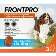 Frontpro 68 mg 10-25 kg 3 chewable tablets - Veterinary Product