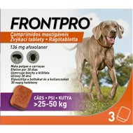 Frontpro 136 mg 25-50 kg 3 chewable tablets - Veterinary Product