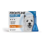 Frontline spot-on for dogs S (2 -10 kg) 3 × 0.67 ml - Antiparasitic Pipette