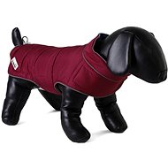 Doodlebone Reversible Winter Jacket Raspberry/Navy S/M - Dog Clothes
