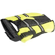 DUVO+ Záchranná plávacia vesta čierno-žltá XL 70 cm - Plávacia vesta pre psov