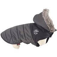 ZOLUX Waterproof jacket with hood grey 25cm - Dog Clothes