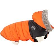 ZOLUX Nepremokavá bunda s kapucňou oranžová 45 cm - Oblečenie pre psov