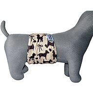 GaGa's plienky Inkontinenčný pás pre psov Hnedý pes  XS - Inkontinenčné nohavičky pre psa