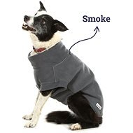 Doodlebone Fleece Sweatshirt Smoke 5-7 (L) - Dog Clothes