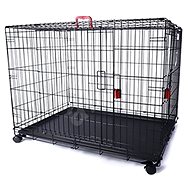 M-Pets Voyager Securo Lock on Wheels - Dog Cage