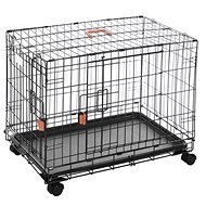 M-Pets Voyager Securo Lock Dog Cage on Wheels 76 × 73 × 48cm M - Dog Cage