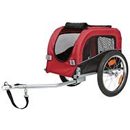 Trixie Bicycle trolley 53 × 60 × 60/117 cm up to 15 kg - Dog Bicycle Trailer