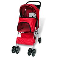 Shumee Stroller for Dog, Red 37 × 80 × 99cm - Pet Stroller