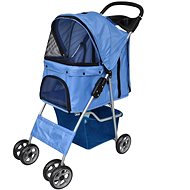 Shumee Dog trolley blue 37 × 80 × 99 cm - Pet Stroller