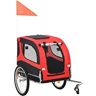 Shumee Dog bike trolley red and black - Dog Bicycle Trailer