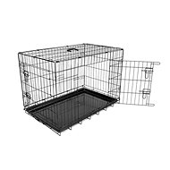 DUVO+ Metal Crate 2 × Door 107 × 71 × 77cm - Dog Cage
