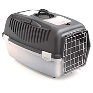 Stefanplast Gulliver 3 grey 61 × 40 × 38 metal door - Dog Carriers