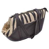 Cobbys Pet Zebra Textile Bag 34 × 22 × 21cm - Dog Carrier Bag