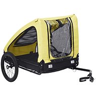 Shumee Pet Trolley yellow and black - Dog Bicycle Trailer