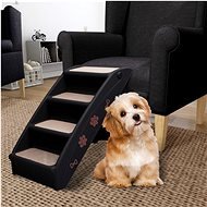 Shumee Folding steps for dogs black 62 × 40 × 49,5 cm - Steps for Dogs