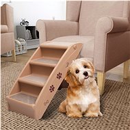 Shumee Folding steps for dogs brown 62 × 40 × 49,5 cm - Steps for Dogs
