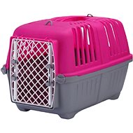 AngelMate Crate 47 × 31 × 32cm Pink - Dog Carriers