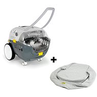 Loboo Bubble Urban pet carrier with wheeled chassis + padded cover - Dog Carriers