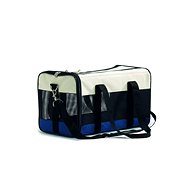 Beeztees Travel bag cream blue 43 × 25 × 27 cm - Dog Carrier Bag