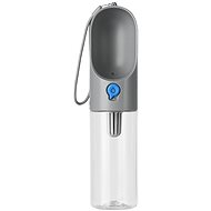 Petkit One Touch travel bottle with filter 400 ml grey - Travel Bottle for Cats and Dogs