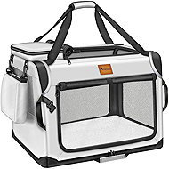 Tresko Dog and cat carrier 70 × 52 × 52 cm, light grey - Dog Carriers