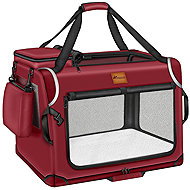 Tresko Crate for dogs and cats 83 × 58 × 58 cm, red - Dog Carriers