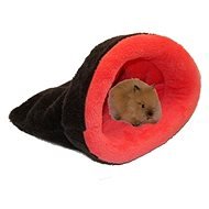 Marysa 2-in-1 Mini for Rodents and Ferrets Dark Grey/Pink - Snuggle Sack