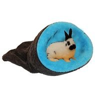Marysa 2-in-1 Mini for Rodents and Ferrets Dark Grey/Blue - Snuggle Sack