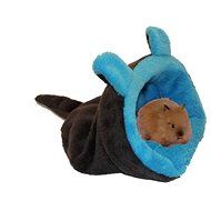 Marysa 2-in-1 Mini Mouse for Rodents and Ferrets Dark Grey/Blue - Snuggle Sack