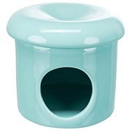 Trixie Ceramic House with Removable Roof 12 × 10cm Turquoise - House for Rodents