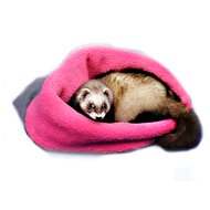 Marysa 3-in-1 for Ferrets Grey/Dark Pink - Snuggle Sack