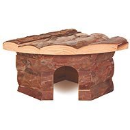 Trixie Wooden House Jesper Corner for Hamsters 21 × 10 × 15cm - House for Rodents