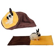 Marysa 3-in-1 for Rodents Dark Brown/Yellow - Snuggle Sack