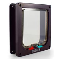 Bentech Door for dogs and cats with tunnel brown S - Cat Door