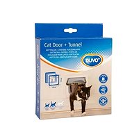 DUVO+ Plastic Door with Tunnel 19 × 19.7cm - Cat Door