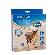 DUVO + Through Plastic Door with Tunnel 23.3 × 25cm - Cat Door