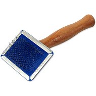 DOG FANTASY Brush DF Wires Dog Brush, Wood S - Dog Brush