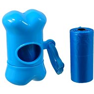 DOG FANTASY Tray with 2 rolls of 15 pcs mix - Dog Poop Bag Dispenser